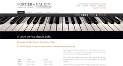 Desktop Screenshot of portier-gaudin.ch